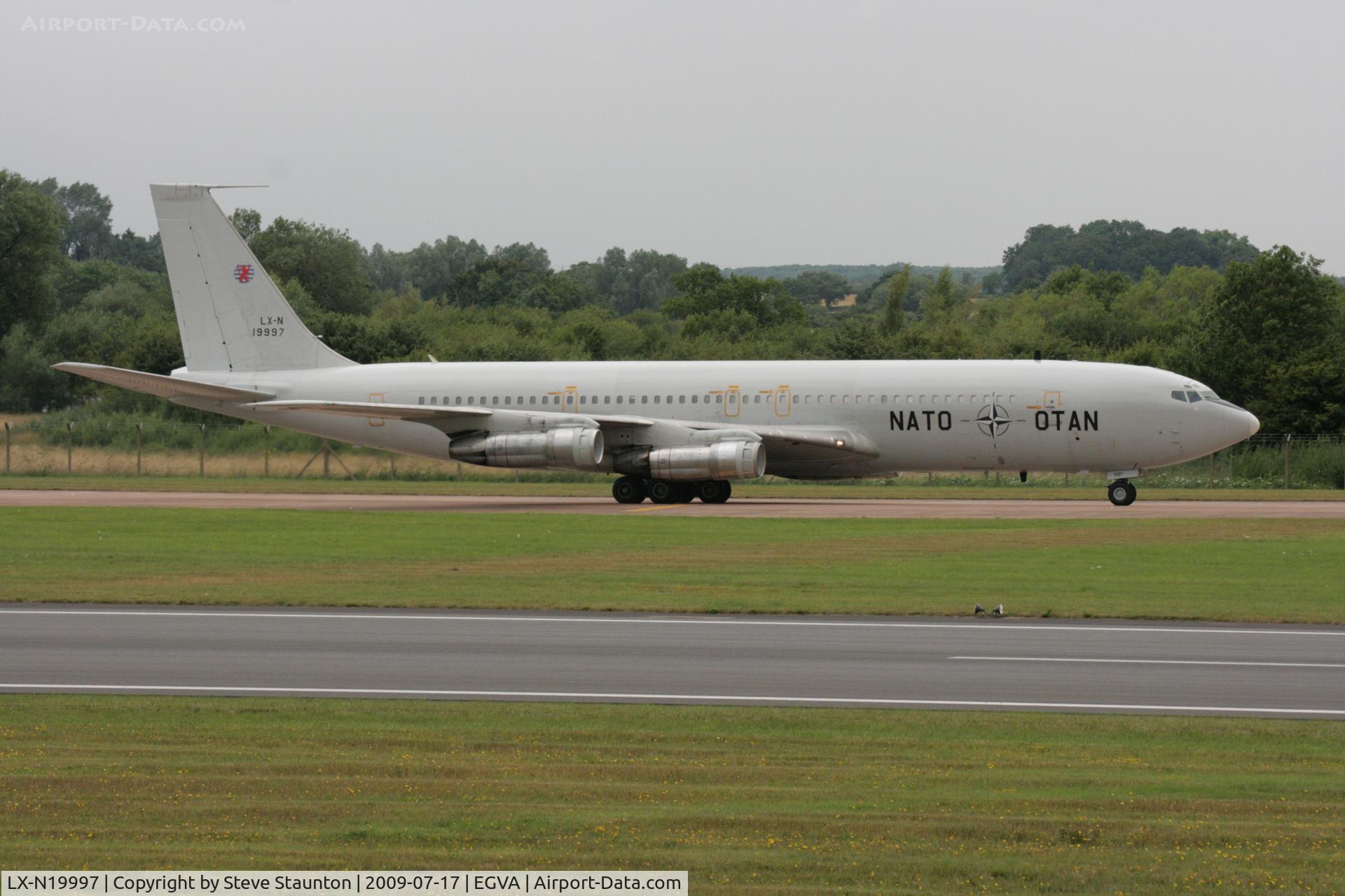 LX-N19997, 1968 Boeing 707-307C C/N 19997, Taken at the Royal International Air Tattoo 2009