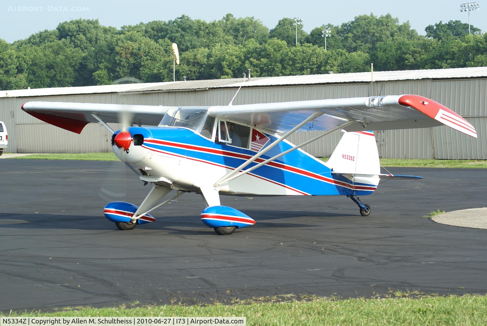 N5334Z, 1961 Piper PA-22-108 Colt C/N 22-9044, 1961 Piper PA22-108