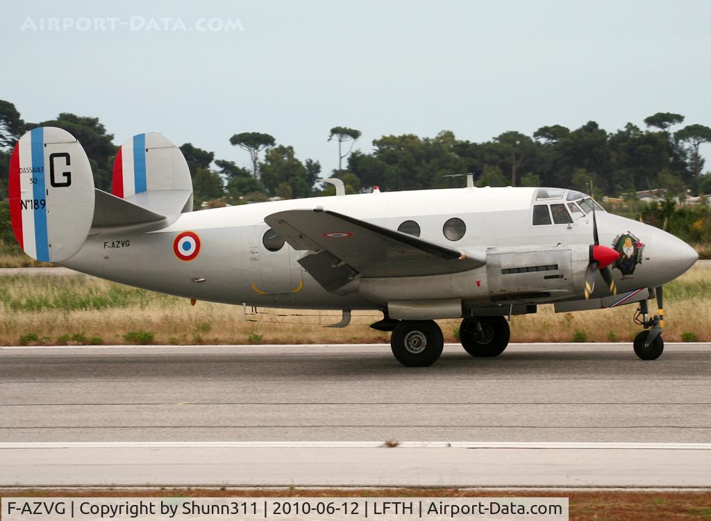 F-AZVG, Dassault MD-312 Flamant C/N 189, Landing rwy 23