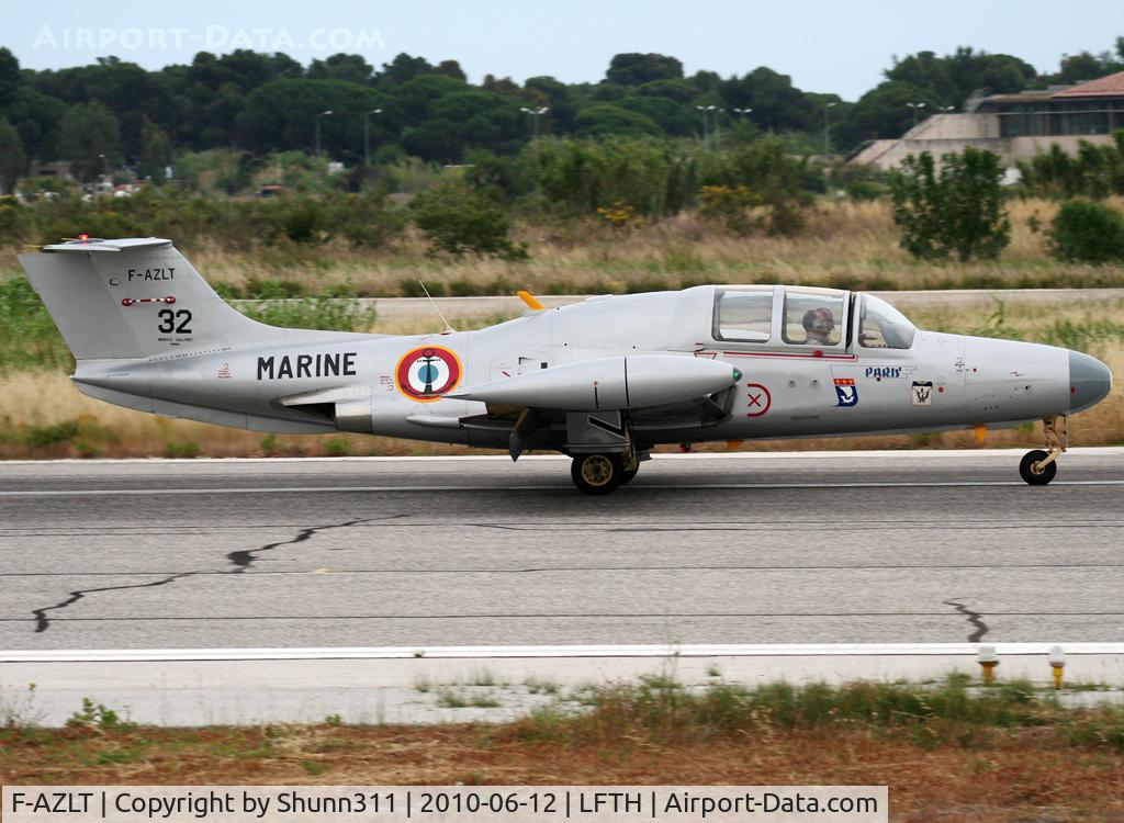 F-AZLT, 1958 Morane-Saulnier MS.760 Paris I C/N 32, Landing rwy 23