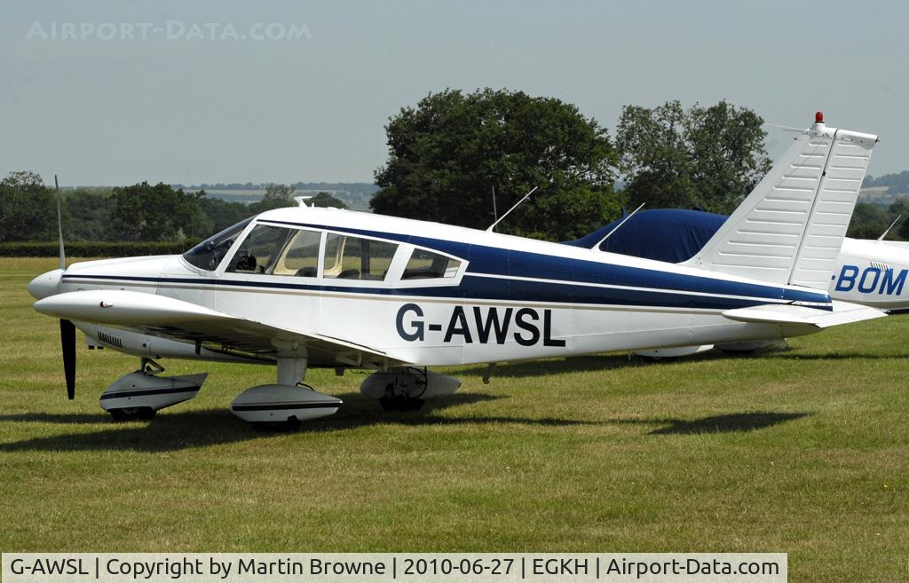 G-AWSL, 1968 Piper PA-28-180 Cherokee C/N 28-4907, SHOT AT HEADCORN