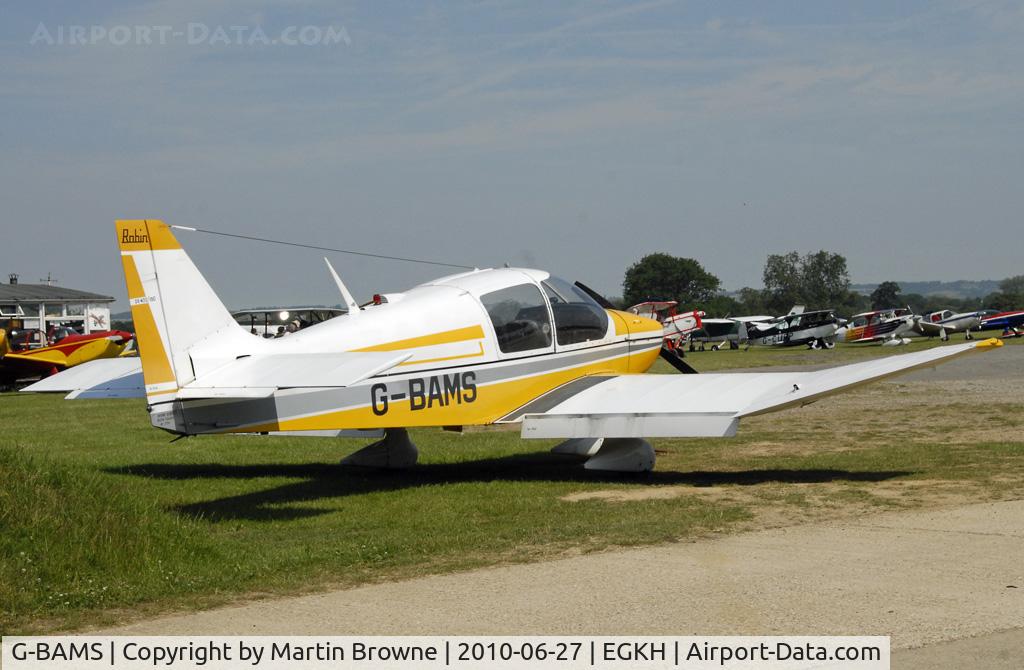 G-BAMS, 1972 Robin DR-400-160 Chevalier C/N 774, SHOT AT HEADCORN