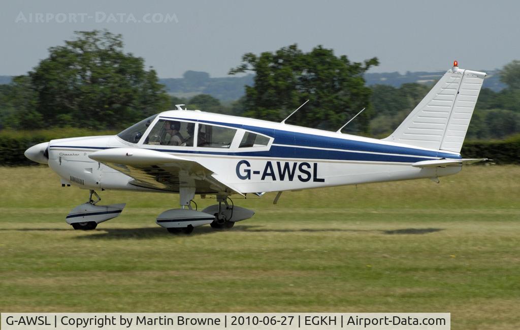 G-AWSL, 1968 Piper PA-28-180 Cherokee C/N 28-4907, SHOT AT HEADCORN