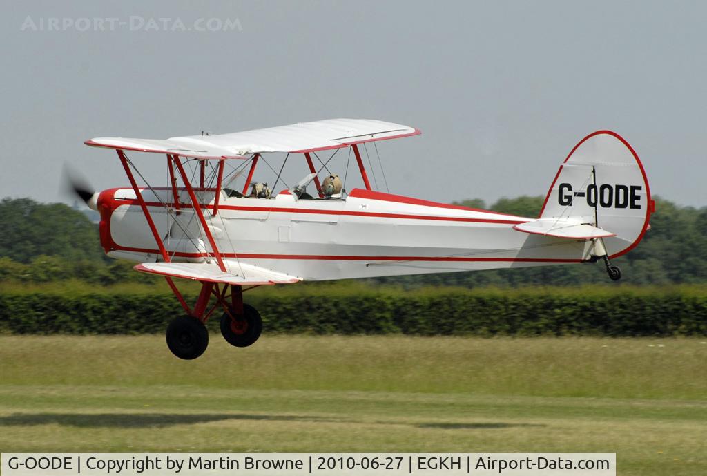 G-OODE, 1947 Stampe-Vertongen SV-4C C/N 500, SHOT AT HEADCORN