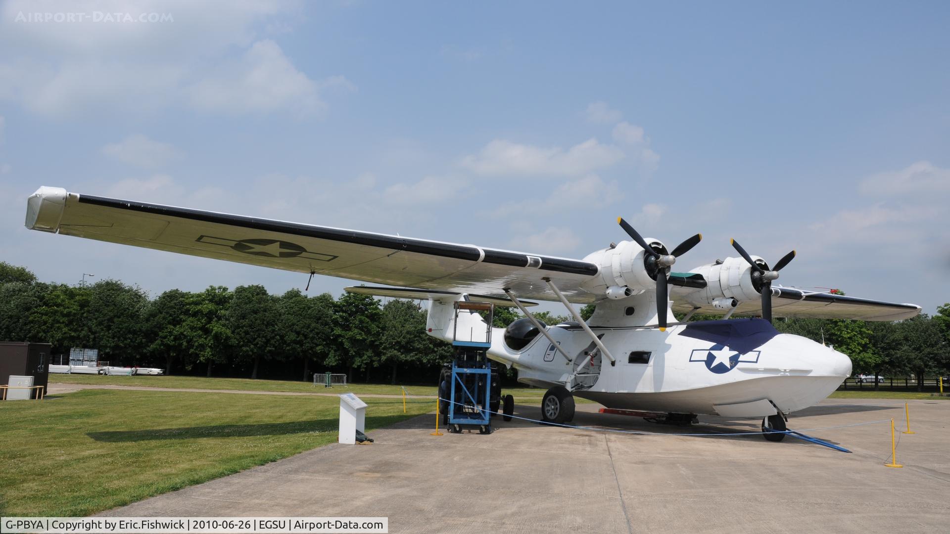 G-PBYA, 1944 Consolidated (Canadian Vickers) PBV-1A Canso A C/N CV-283, 3. G-PBYA at Duxford Airfield