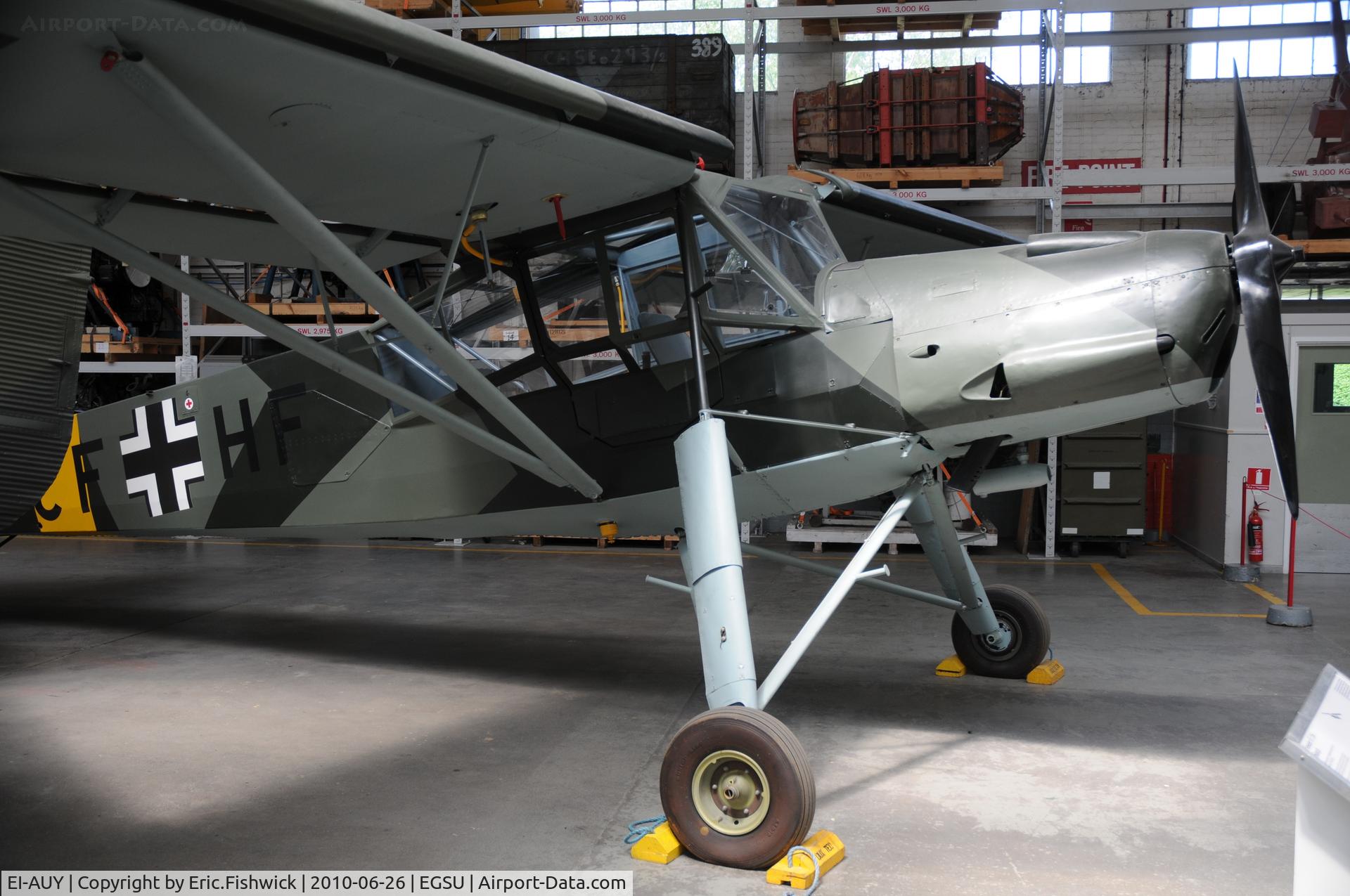 EI-AUY, 1946 Morane-Saulnier MS-502 Criquet C/N 338, 3. EI-AUY on display at the Imperial War Museum, Duxford.