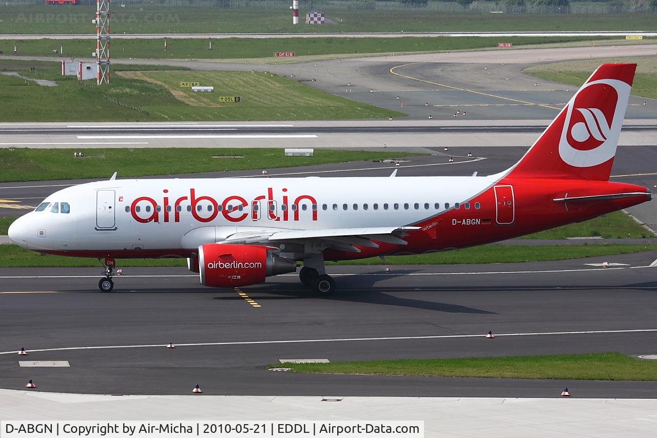 D-ABGN, 2008 Airbus A319-112 C/N 3661, Air Berlin, Airbus A319-112, CN: 3661