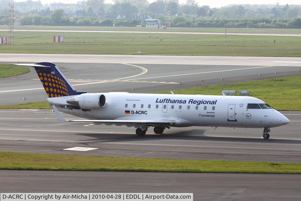 D-ACRC, 2001 Canadair CRJ-200ER (CL-600-2B19) C/N 7573, Eurowings, Canadair CL-600-2B19 Regional Jet CRJ-200ER, CN: 7573