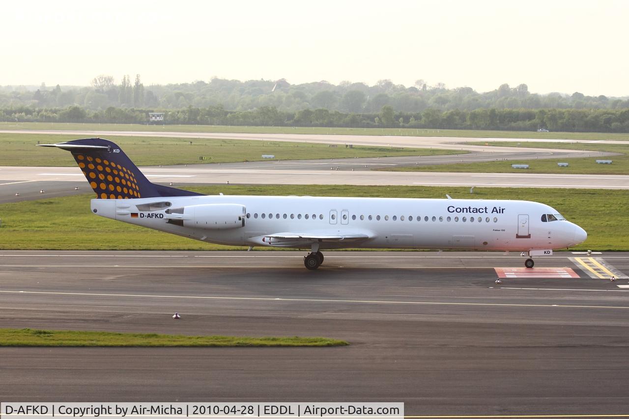 D-AFKD, 1994 Fokker 100 (F-28-0100) C/N 11500, Contact Air, Fokker F100, CN: 11500