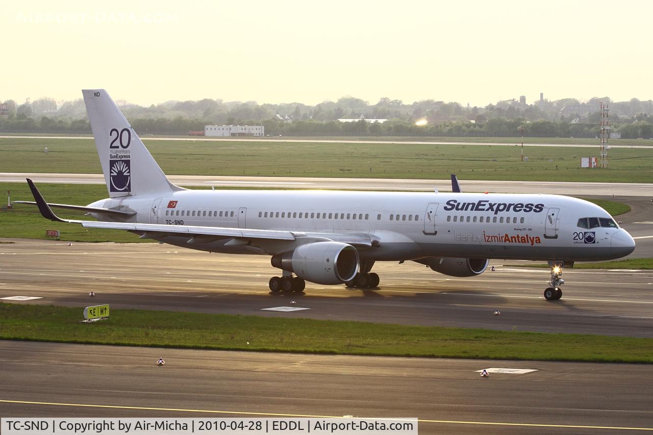 TC-SND, 1993 Boeing 757-2Q8 C/N 26268, SunExpress, Boeing 757-2Q8, CN: 26268/590