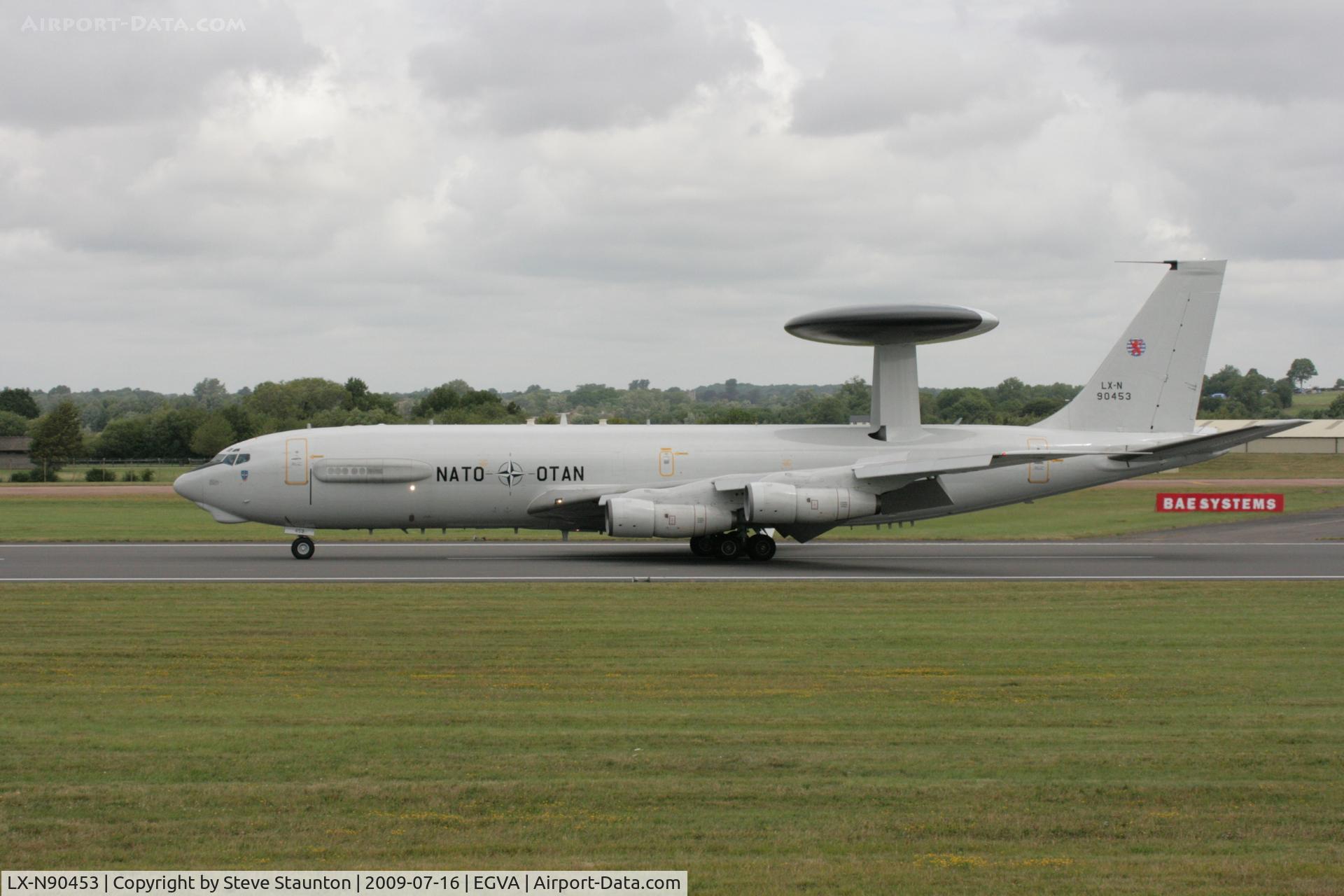 LX-N90453, 1983 Boeing E-3A Sentry C/N 22848, Taken at the Royal International Air Tattoo 2009