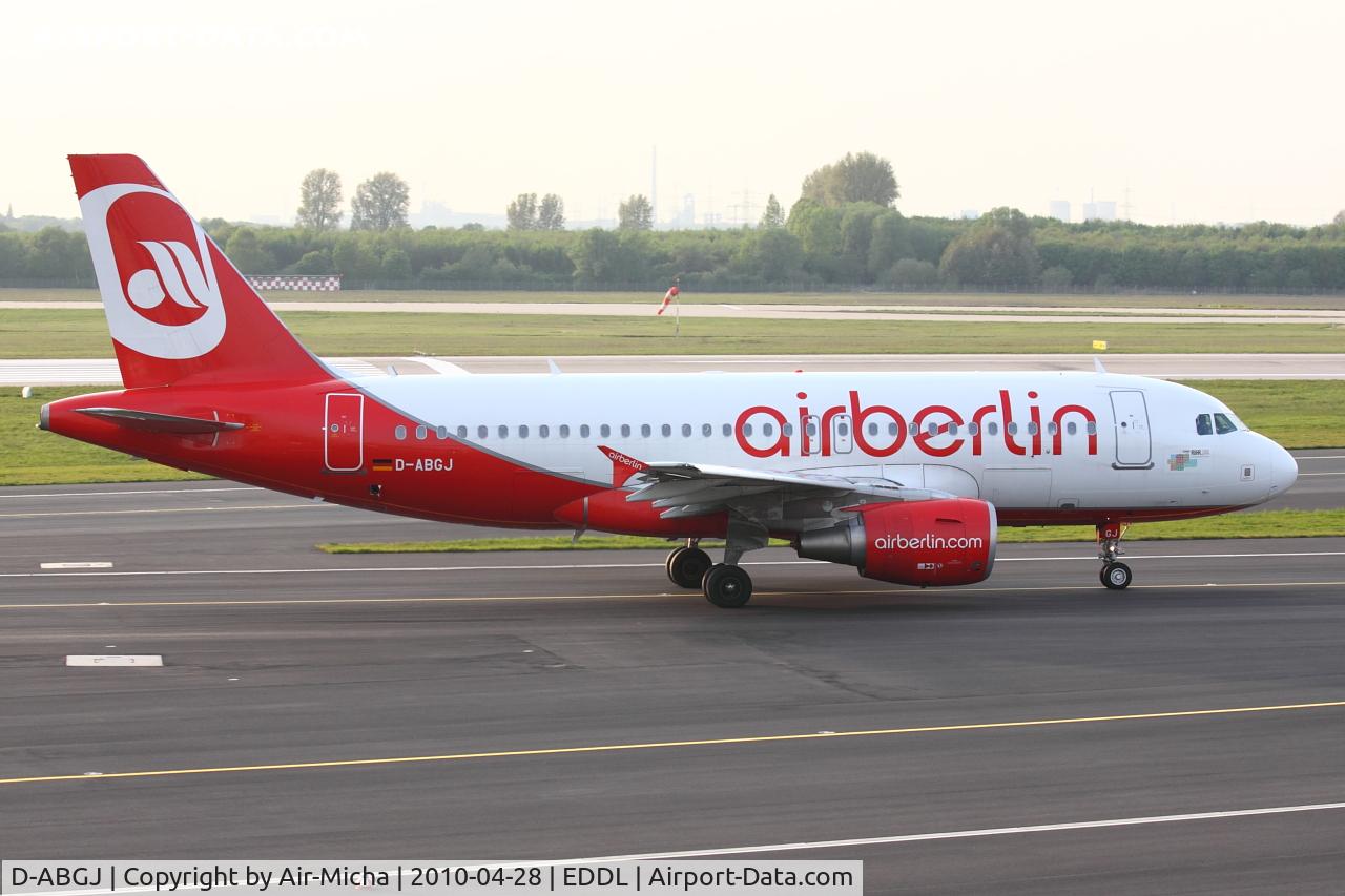 D-ABGJ, 2008 Airbus A319-112 C/N 3415, Air Berlin, Airbus A319-112, CN: 3415