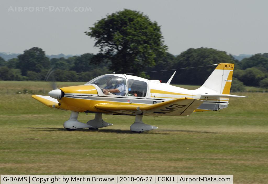 G-BAMS, 1972 Robin DR-400-160 Chevalier C/N 774, SHOT AT HEADCORN