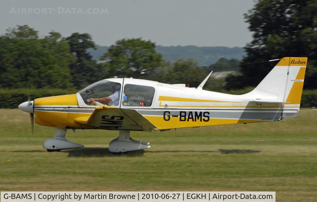 G-BAMS, 1972 Robin DR-400-160 Chevalier C/N 774, SHOT AT HEADCORN