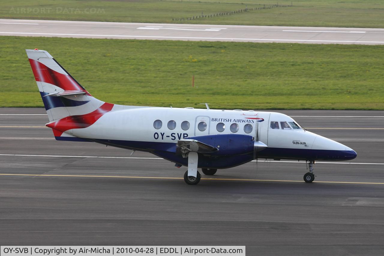 OY-SVB, 1997 British Aerospace BAe-3202 Jetstream 32 C/N 985, Sun Air of Scandinavia, BAe 3200 Jetstream 32, CN: 985