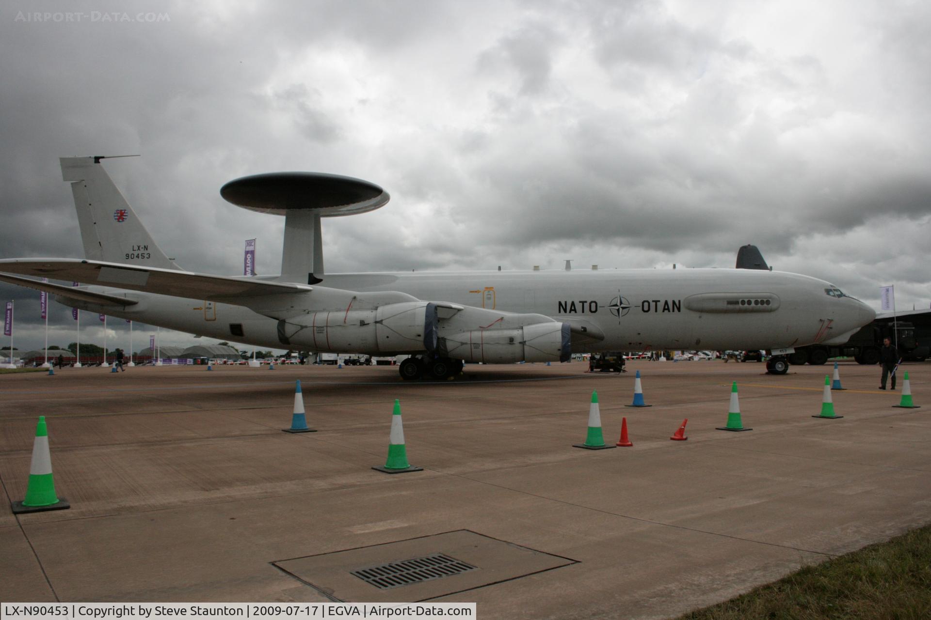 LX-N90453, 1983 Boeing E-3A Sentry C/N 22848, Taken at the Royal International Air Tattoo 2009