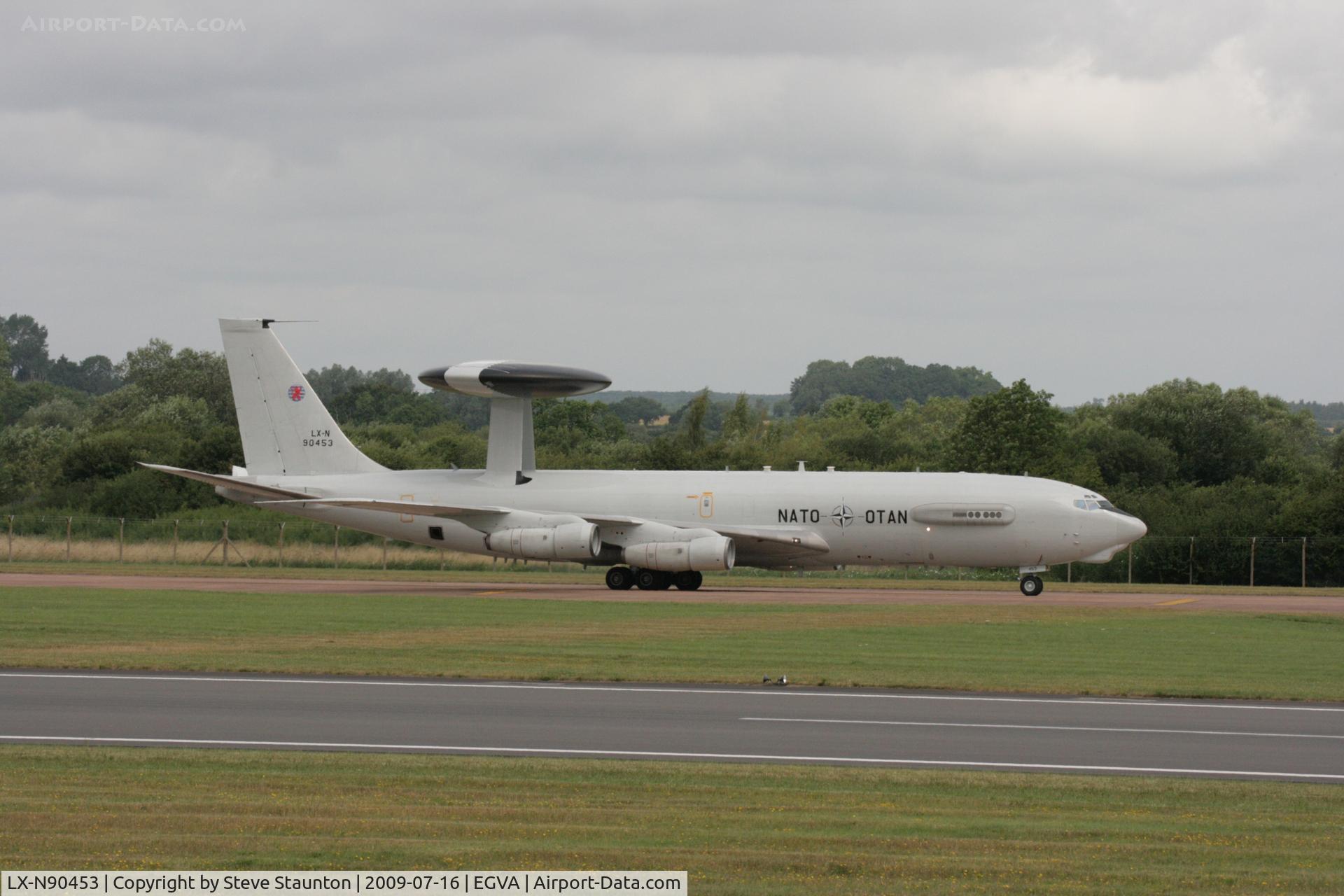 LX-N90453, 1983 Boeing E-3A Sentry C/N 22848, Taken at the Royal International Air Tattoo 2009