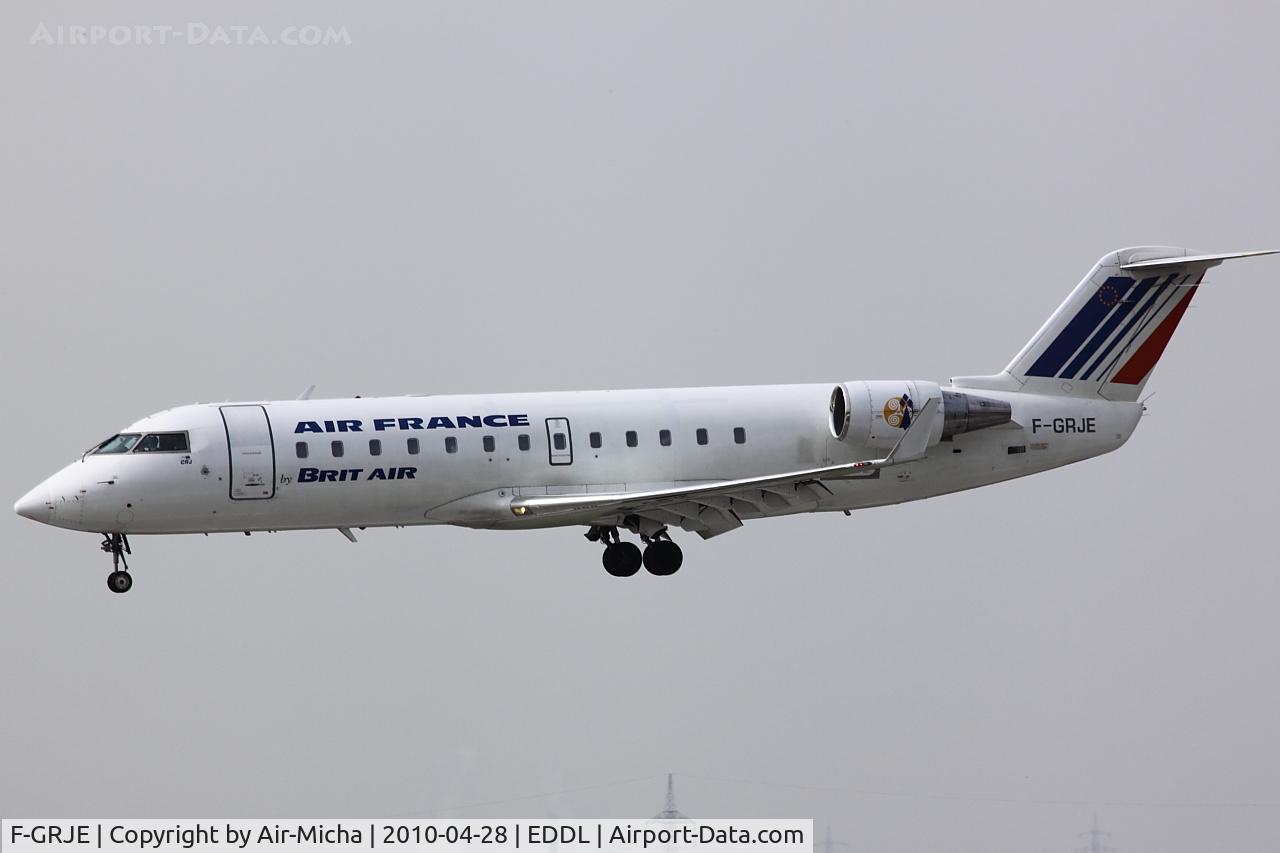 F-GRJE, 1996 Canadair CRJ-100ER (CL-600-2B19) C/N 7106, Brit Air, Canadair CL-600-2B19 Regional Jet CRJ-100ER, CN: 7106