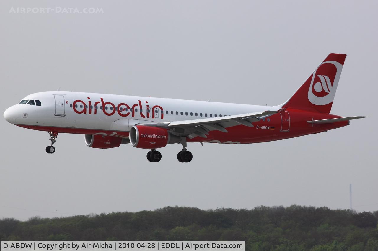 D-ABDW, 2009 Airbus A320-214 C/N 3945, Air Berlin, Airbus A320-214, CN: 3945