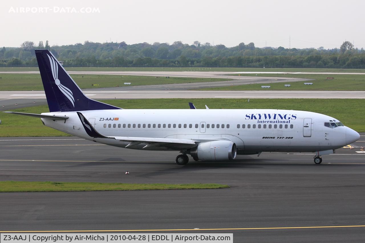 Z3-AAJ, 1987 Boeing 737-33A C/N 23827, Skywings International, Boeing 737-33A, CN: 23827/1444
