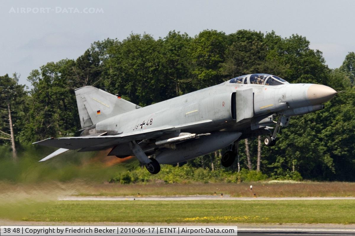 38 48, 1972 McDonnell Douglas F-4F Phantom II C/N 4747, gear up