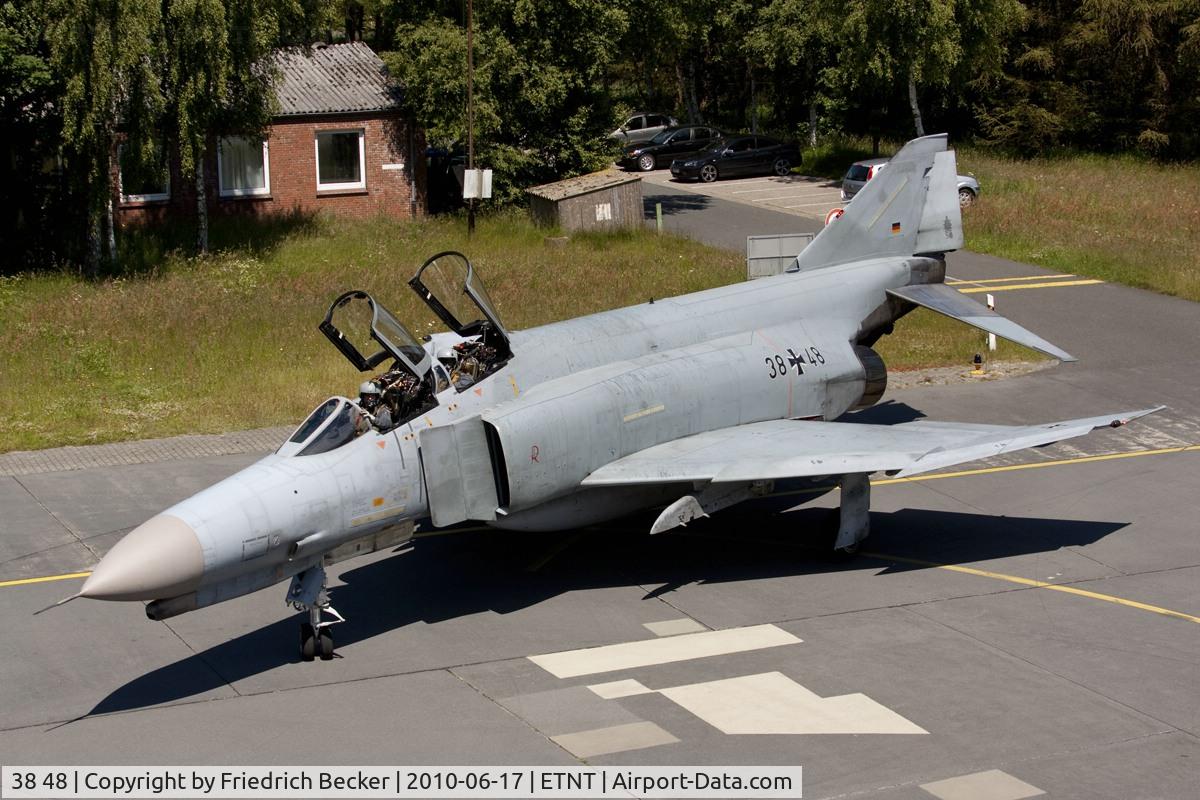 38 48, 1972 McDonnell Douglas F-4F Phantom II C/N 4747, returning from a mission