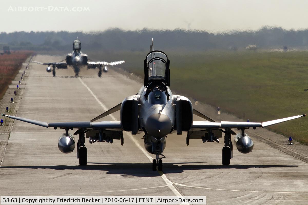 38 63, 1972 McDonnell Douglas F-4F Phantom II C/N 4781, early morning departure