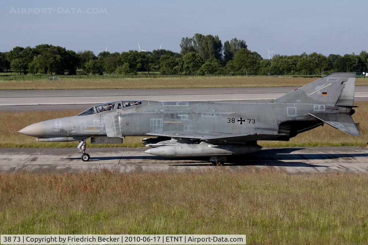 38 73, 1972 McDonnell Douglas F-4F Phantom II C/N 4791, taxying out to the active