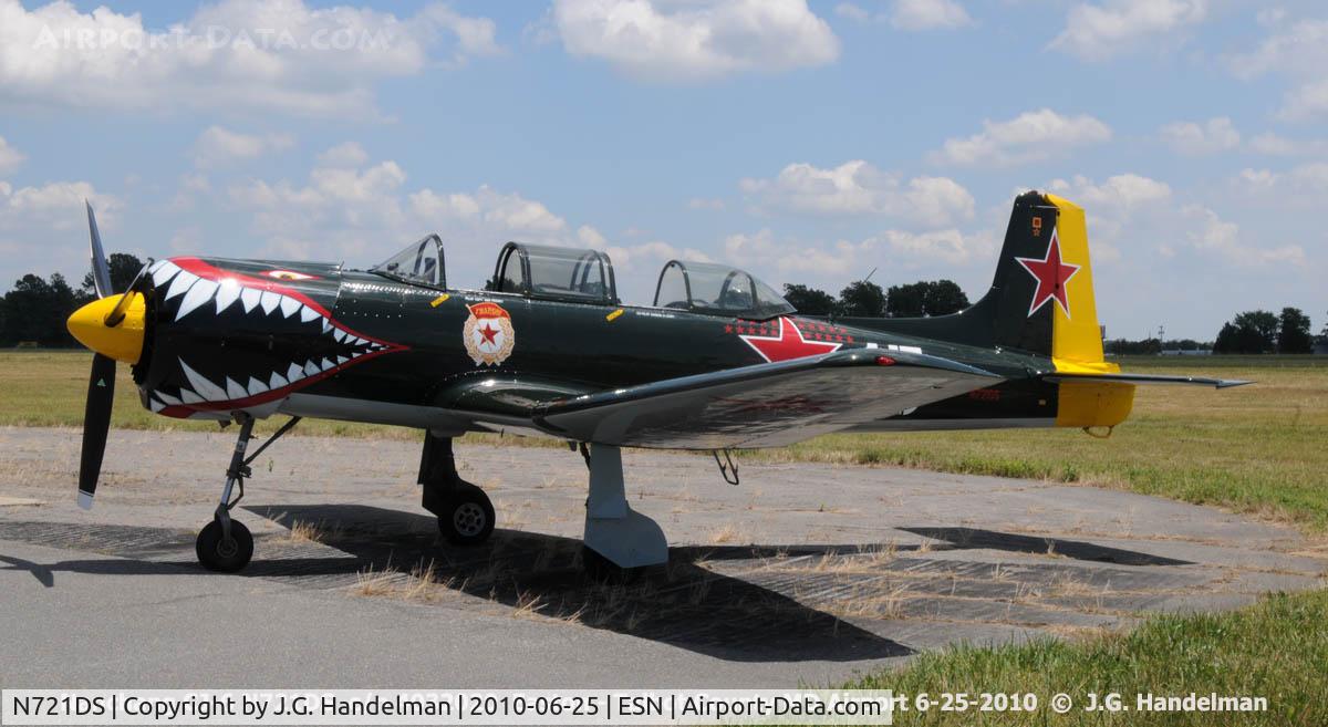 N721DS, 1984 Nanchang CJ-6 C/N 4032020, Jaws at Easton MD
