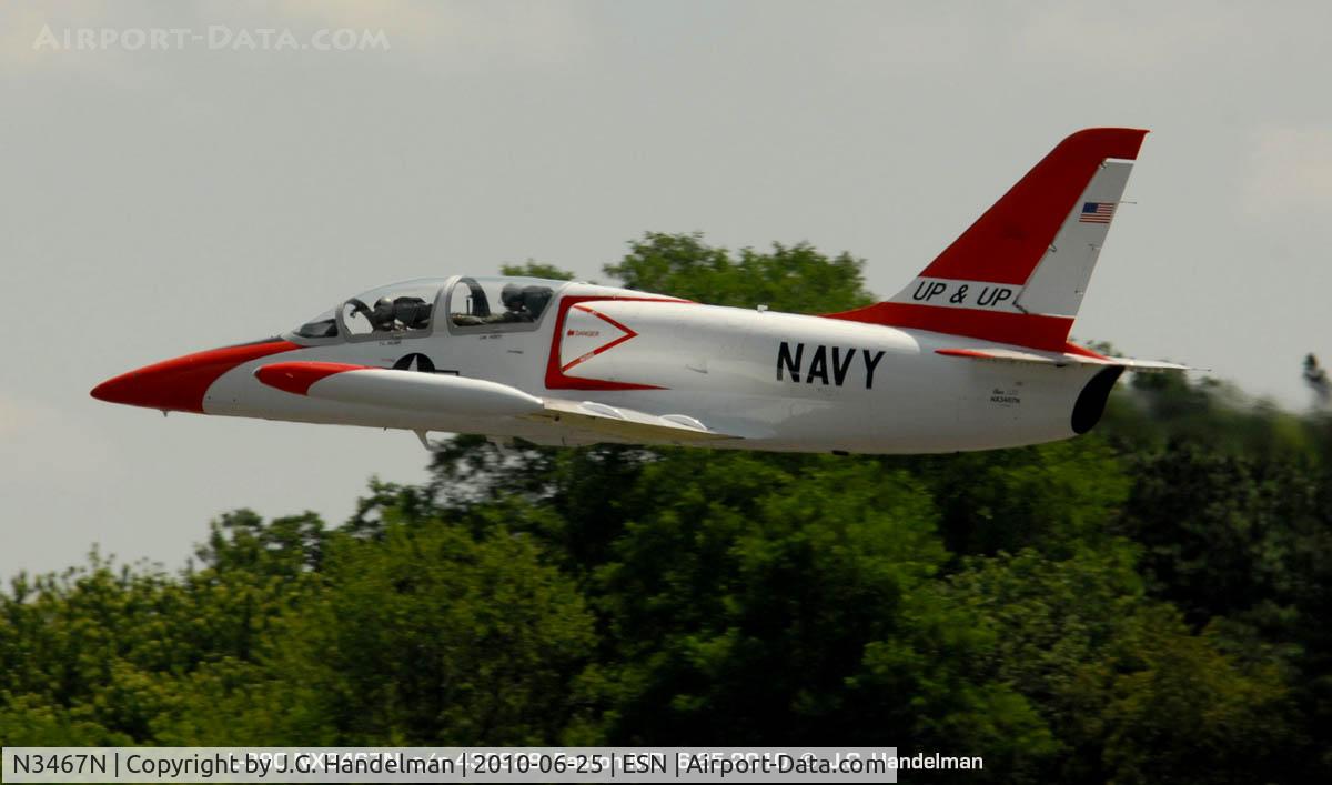N3467N, 1984 Aero L-39C Albatros C/N 432929, Tale off at Easton MD