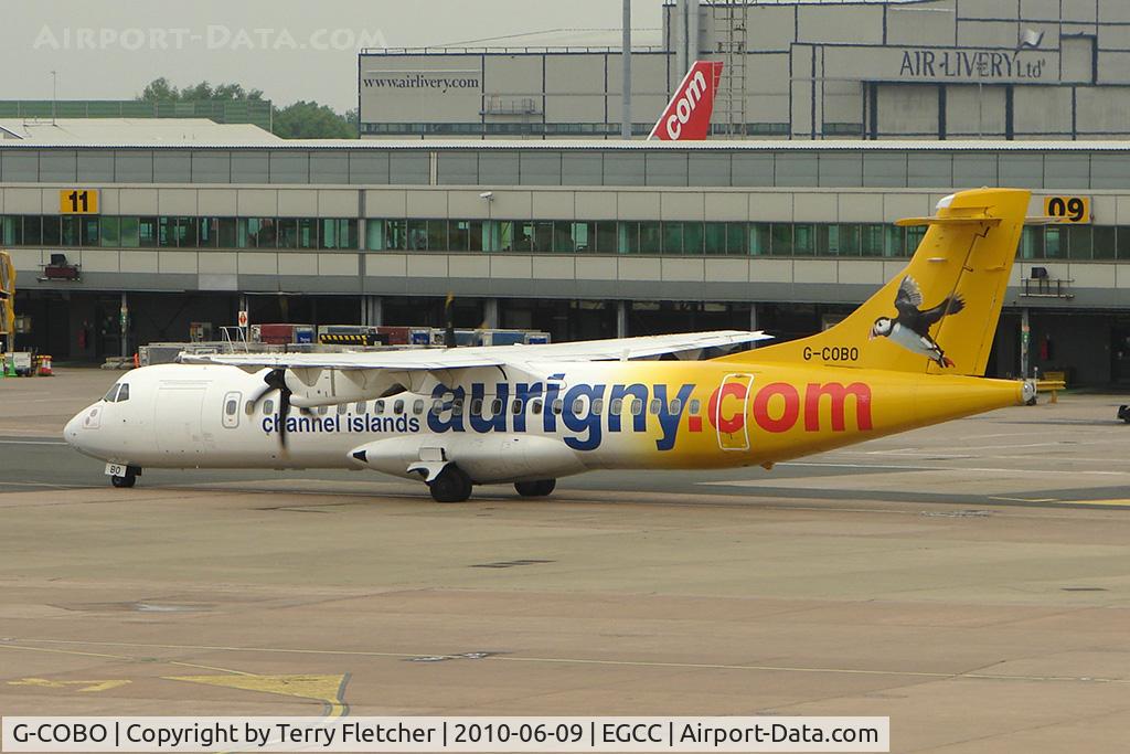 G-COBO, 2008 ATR 72-212A C/N 852, Auringy ATR72 at Manchester
