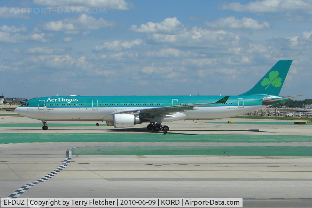 EI-DUZ, 2007 Airbus A330-302 C/N 847, 2007 Airbus A330-302, c/n: 847 of Aer Lingus at Chicago O'Hare