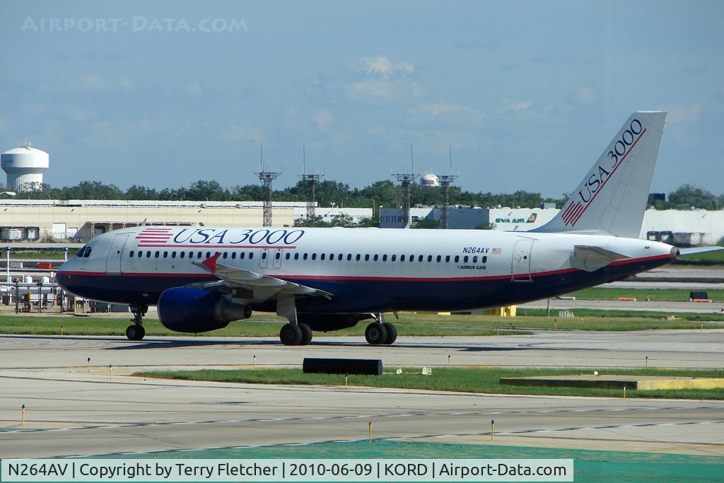 N264AV, 2002 Airbus A320-214 C/N 1867, USA 3000 2002 Airbus A320-214, c/n: 1867 at Chicago O'Hare