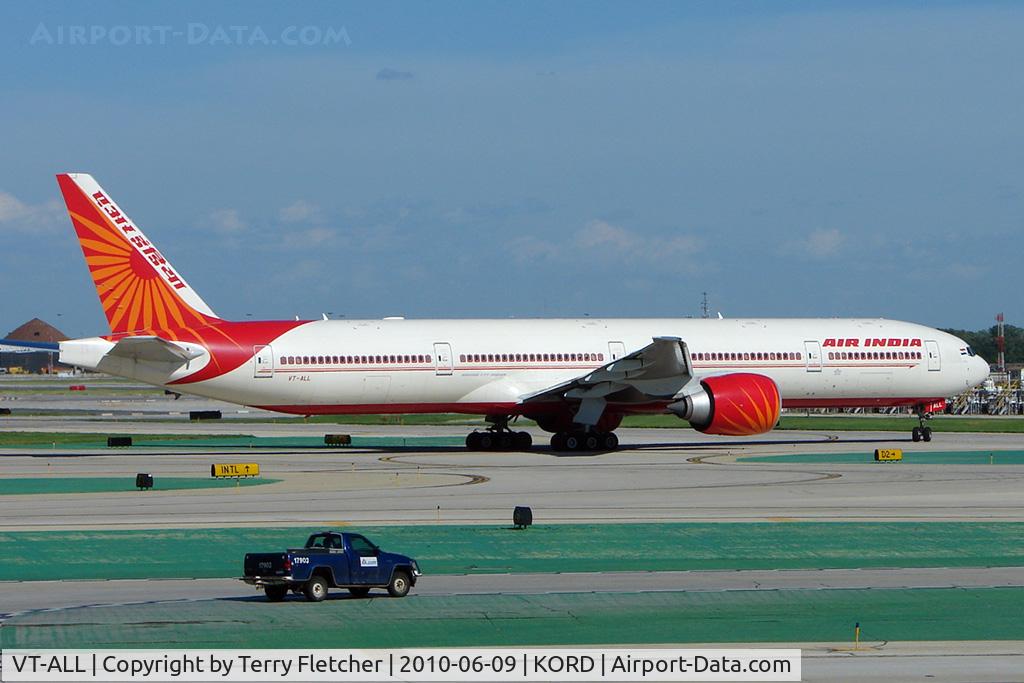 VT-ALL, 2007 Boeing 777-337/ER C/N 36310, Air India 2007 Boeing 777-337ER, c/n: 36310 at Chicago O'Hare