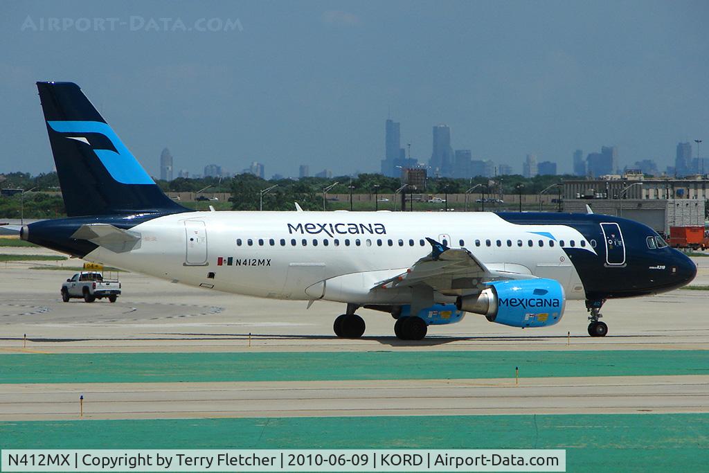 N412MX, 2009 Airbus A319-112 C/N 4127, 2009 Airbus A319-112, c/n: 4127 in the new Mexicana colors