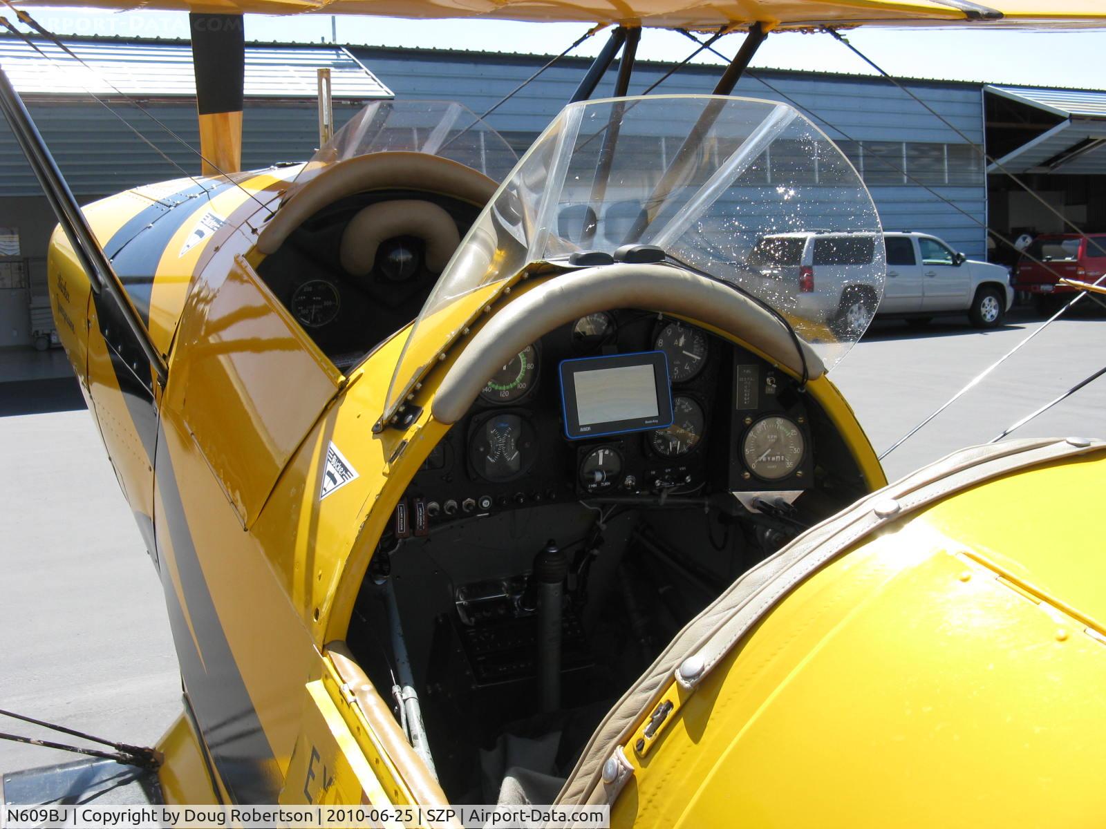 N609BJ, 1963 CASA 1-131 Jungmann C/N E3B-609, 1963 C.A.S.A. 1.131 Bucker JUNGMANN, Lycoming IO-360 180 Hp upgrade, cockpits
