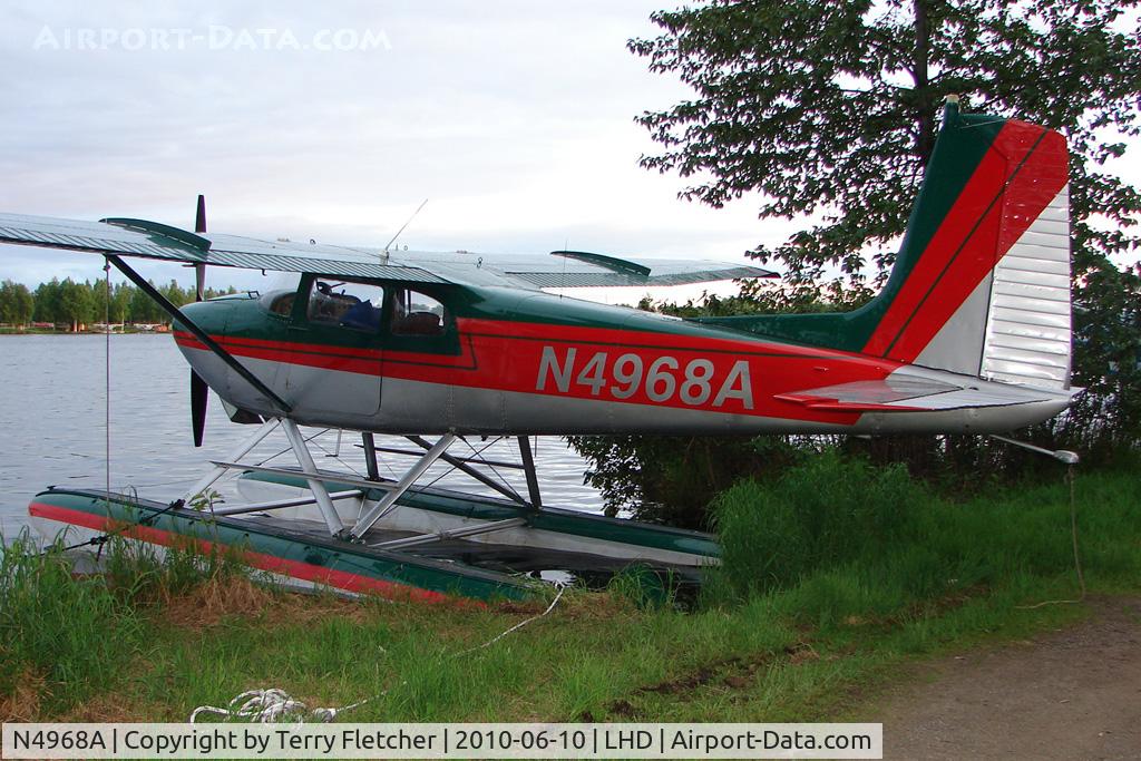 N4968A, 1956 Cessna 180 C/N 32365, 1956 Cessna 180, c/n: 32365 at Lake Hood