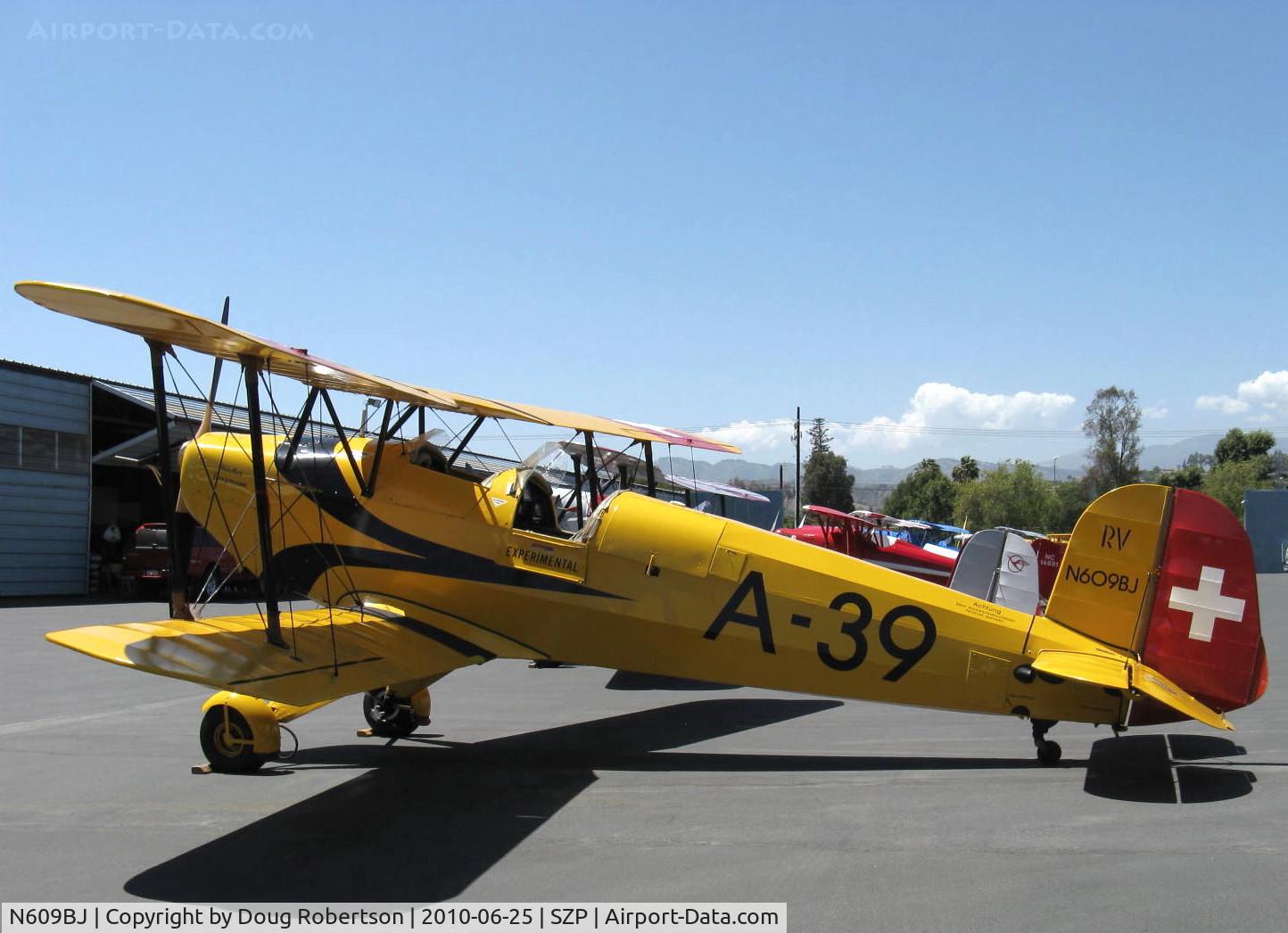 N609BJ, 1963 CASA 1-131 Jungmann C/N E3B-609, 1963 C.A.S.A. 1.131 Bucker JUNGMANN, Lycoming IO-360 180 Hp
