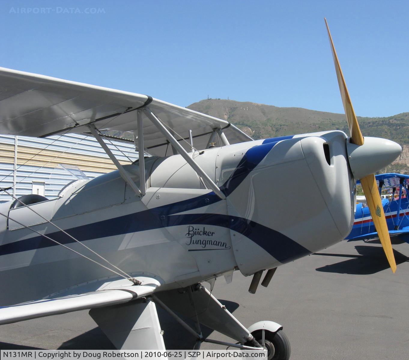 N131MR, 1954 Bucker E3B Jungmann C/N 468, 1954 Bucker JUNGMANN E3B, Lycoming O&VO-360 with Ellison Throttle Body Injection 180 Hp upgrade, cowl-prop
