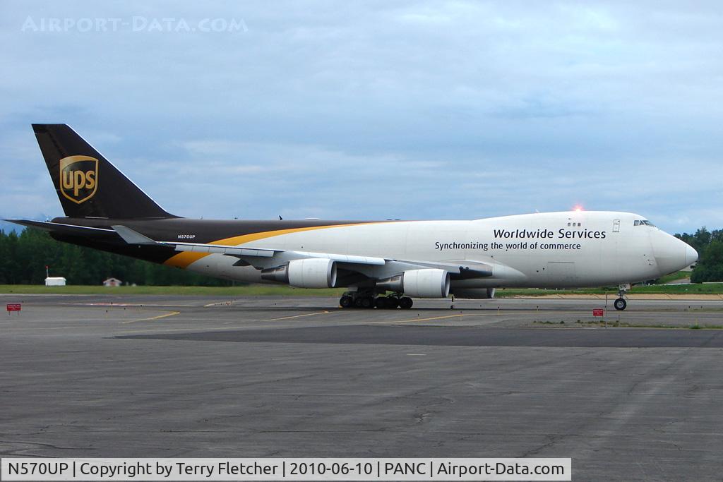 N570UP, 2007 Boeing 747-44AF C/N 35667, UPS 2007 Boeing 747-44AF, c/n: 35667 at Anchorage