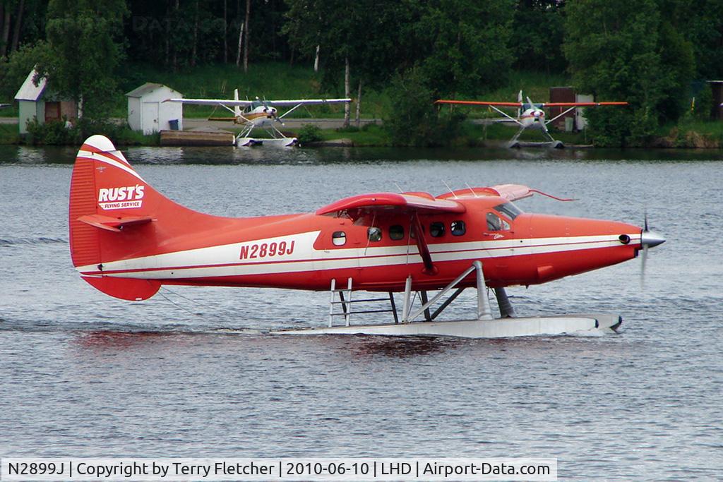 N2899J, 1961 De Havilland Canada DHC-3 Turbo Otter C/N 425, Rusts Flying Services 1961 Dehavilland OTTER DHC-3, c/n: 425 on Lake Hood