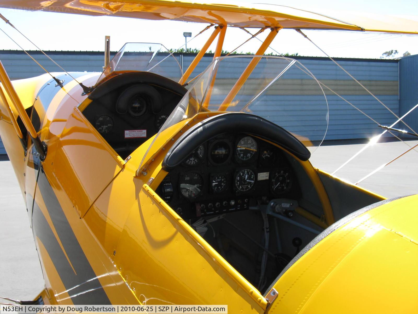N53EH, 1994 CASA 1-131E Jungmann Replica C/N 1, 1994 Hickman/Bucker JUNGMANN, Lycoming AEIO-360 180 Hp, cockpits
