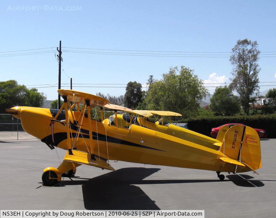 N53EH, 1994 CASA 1-131E Jungmann Replica C/N 1, 1994 Hickman/Bucker JUNGMANN, Lycoming AEIO-360 180 Hp upgrade