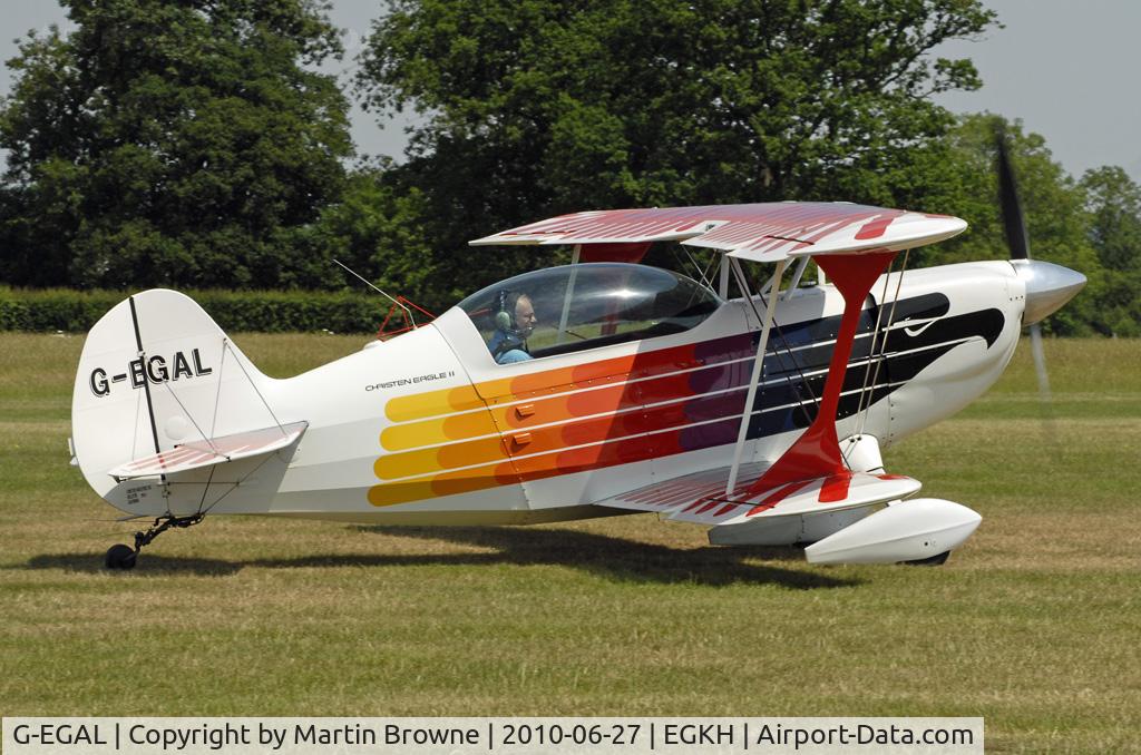 G-EGAL, 1995 Christen Eagle II C/N 0042-86, SHOT AT HEADCORN