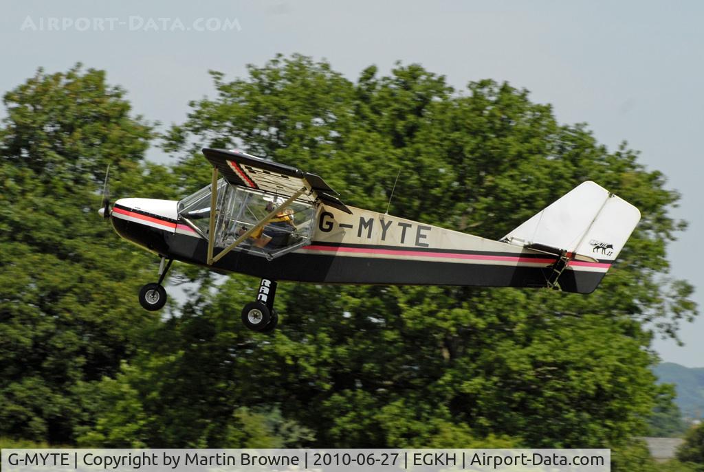 G-MYTE, 1994 Rans S-6ESD Coyote II C/N PFA 204-12718, SHOT AT HEADCORN