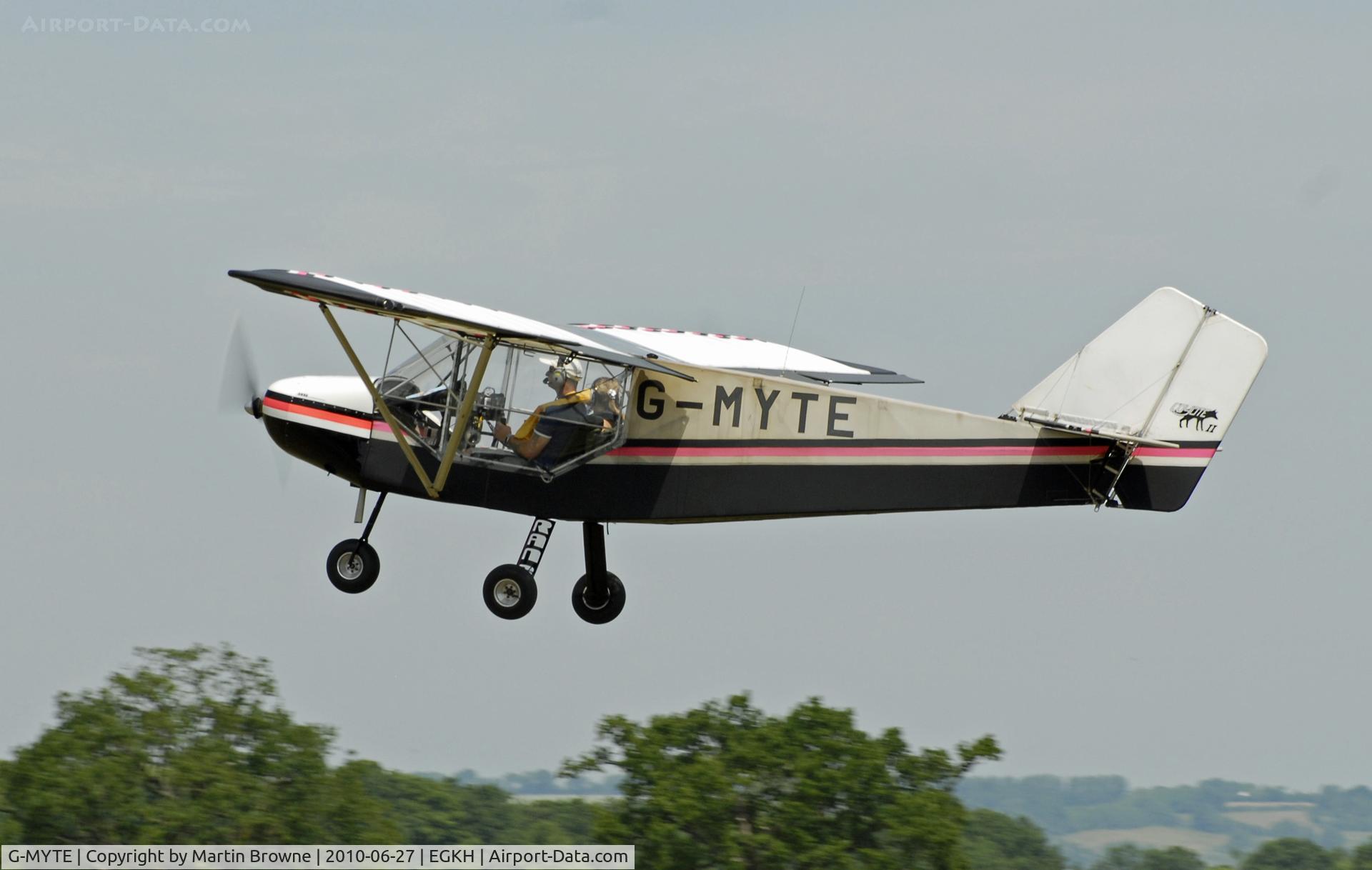G-MYTE, 1994 Rans S-6ESD Coyote II C/N PFA 204-12718, SHOT AT HEADCORN