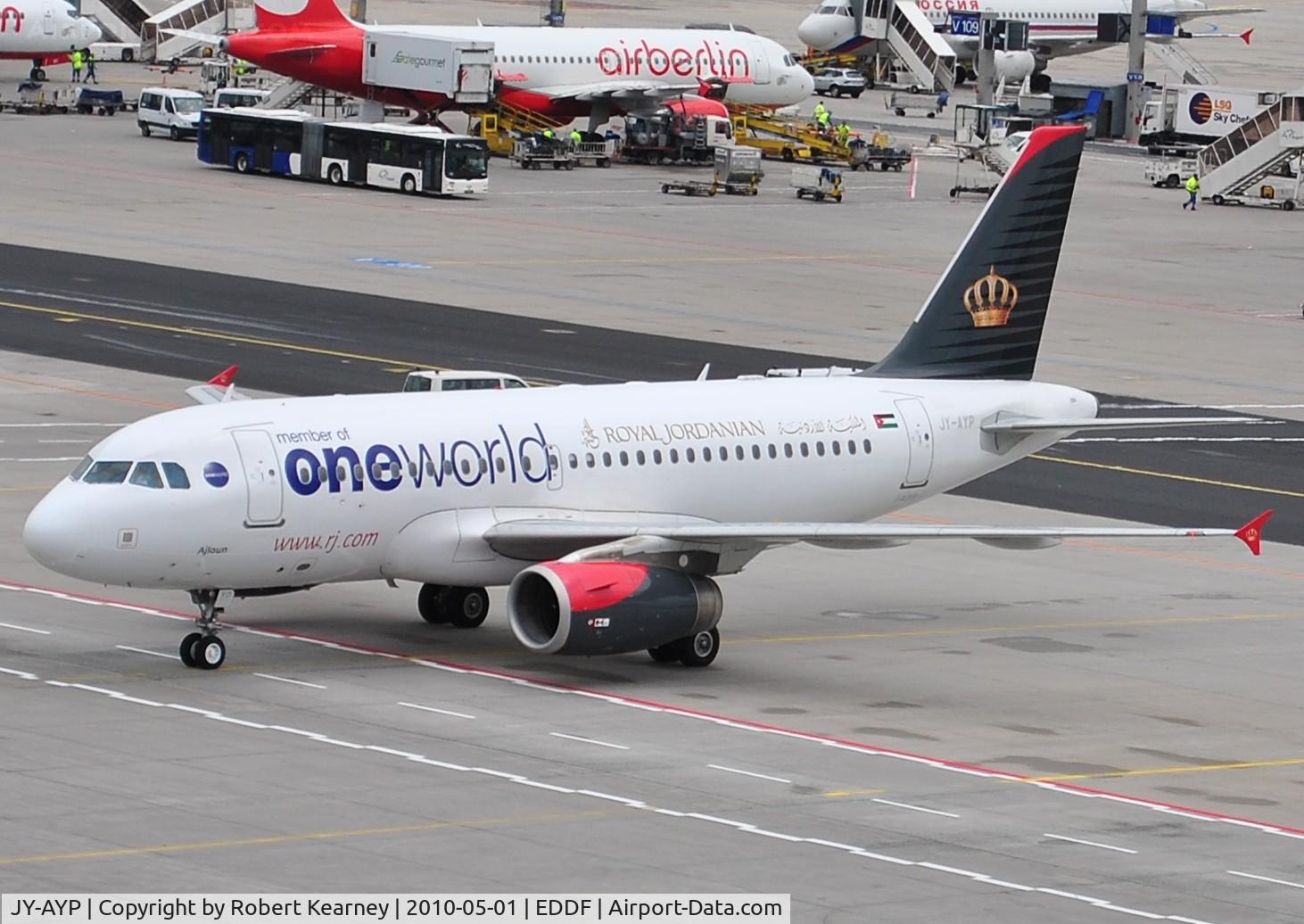 JY-AYP, 2009 Airbus A319-132 C/N 3832, Royal Jordanian