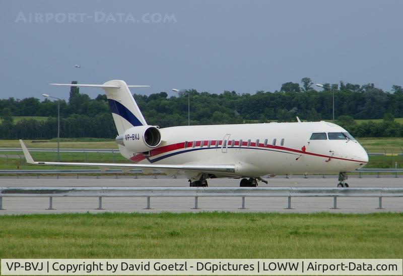 VP-BVJ, 2007 Bombardier Challenger 850 (CL-600-2B19) C/N 8071, CRJ-200 of 'Vacuna Jets'.