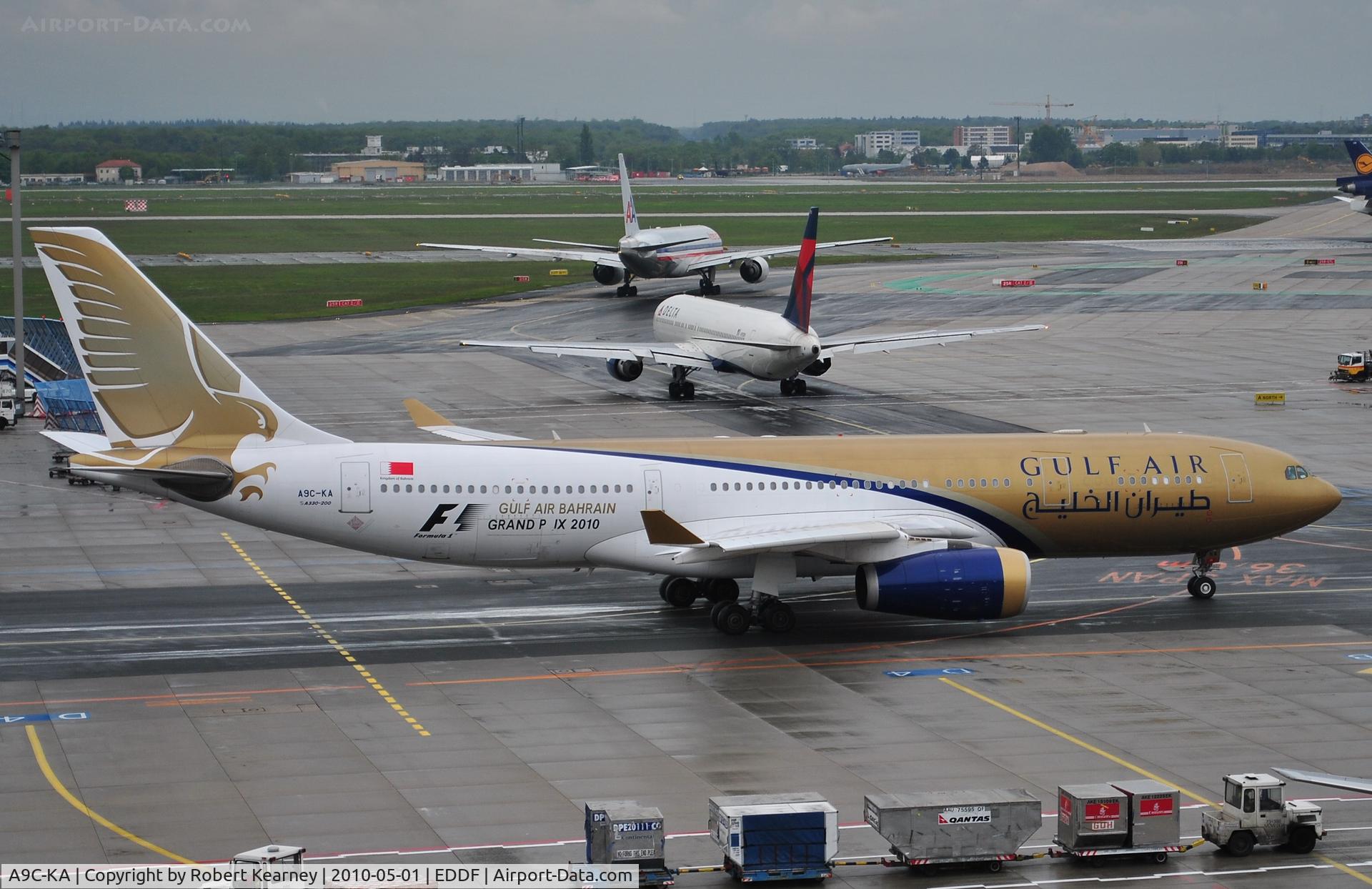 A9C-KA, 1999 Airbus A330-243 C/N 276, Gulf Air taxiing for take-off