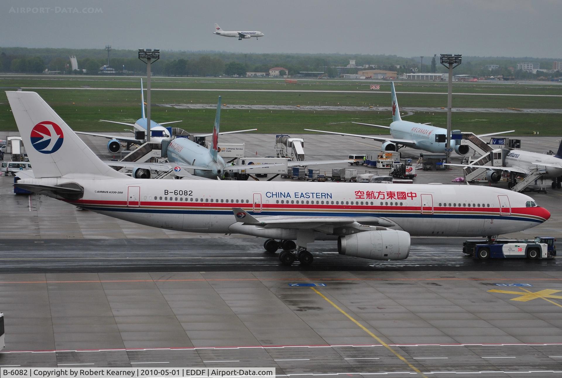 B-6082, 2007 Airbus A330-243 C/N 821, China Eastern on push-back
